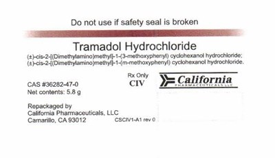 Calif Tramadol 107 (Califpharma Tramadol Label)